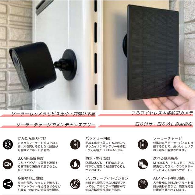 スマートシリーズ relica G3 リリカ 防犯カメラ SREE RL120C ソーラー