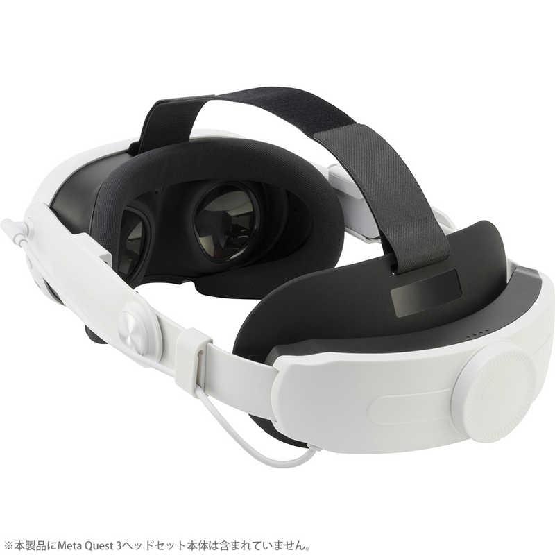 サイバーガジェット MetaQuest3用拡張バッテリー付きヘッドストラップ