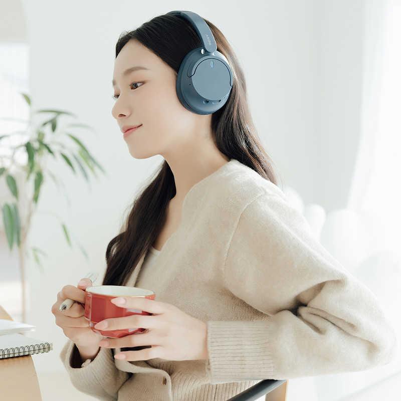 SONY（ソニー） ブルートゥースヘッドホン ブルー［リモコン・マイク