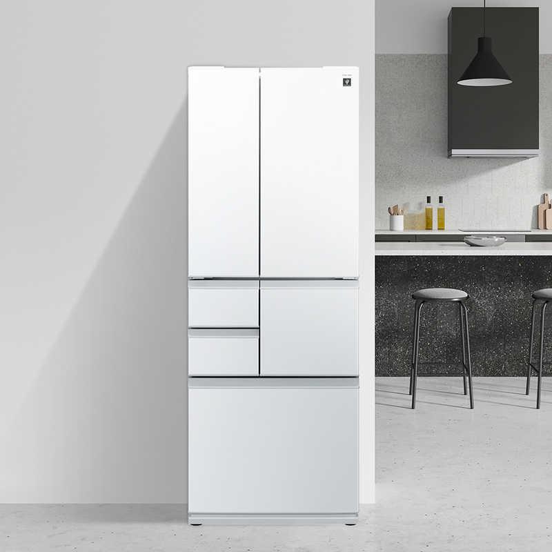 シャープ SHARP 冷蔵庫 6ドア 502L フレンチドア(観音開き) ブラスト