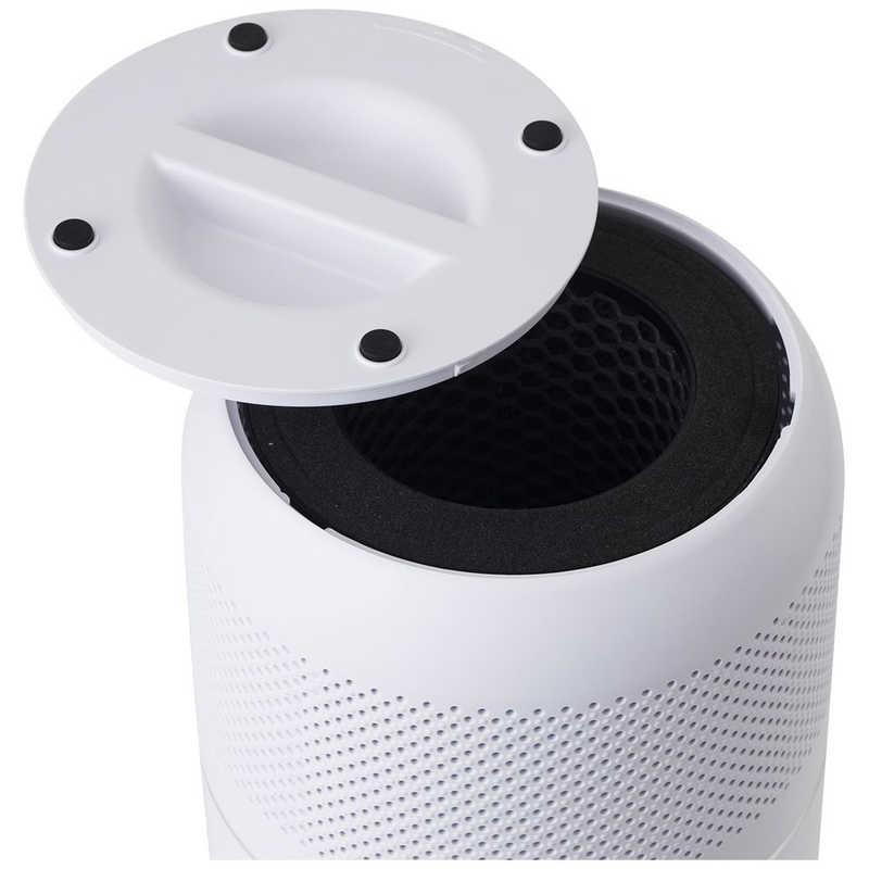 シィーネット 空気清浄機 空気清浄:最大10畳まで PM2.5対応 ホワイト