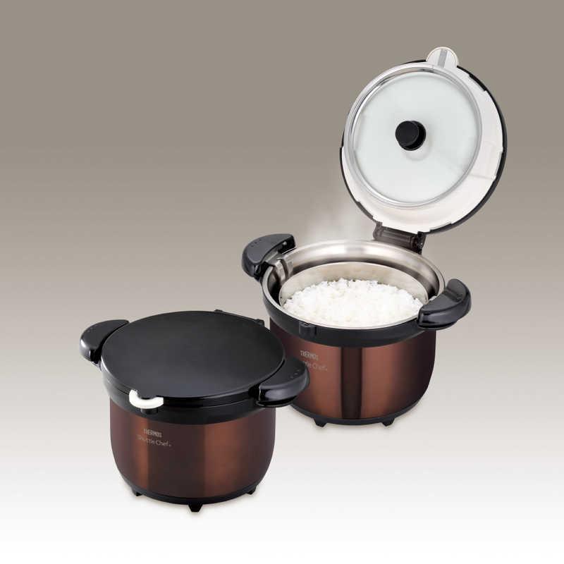 THERMOS（サーモス） 真空保温調理器 シャトルシェフ クリアブラウン