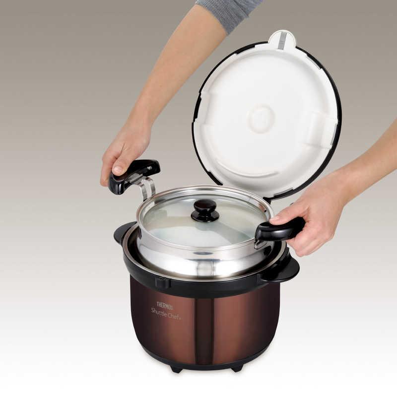 THERMOS（サーモス） 真空保温調理器 シャトルシェフ クリアブラウン