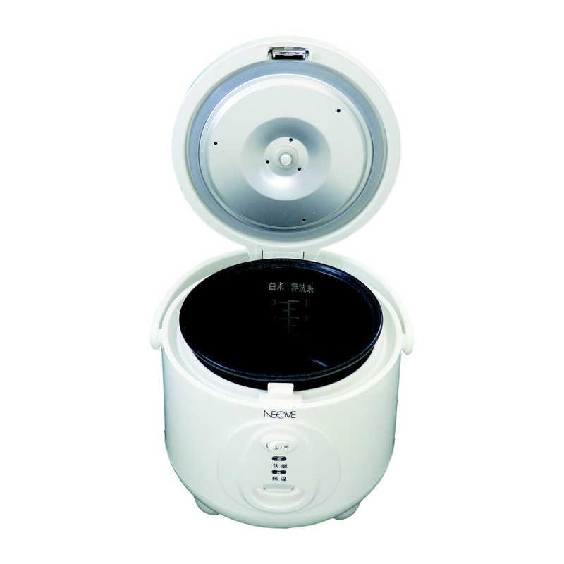 NEOVE 炊飯器 3合 マイコン ホワイト RRS-AT30WT : コジマYahoo!店