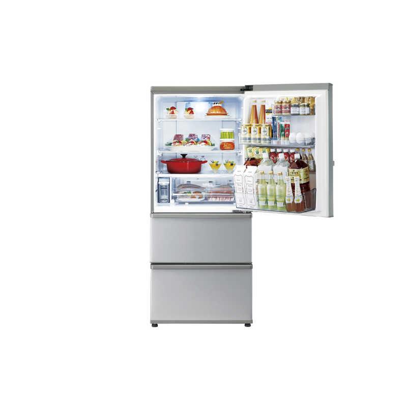 AQUA（アクア） 冷蔵庫 3ドア 272L 右開き 幅60cm ブライトシルバー