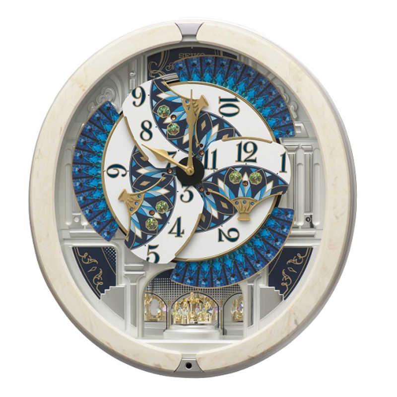 セイコー からくり時計 (ウェーブシンフォニー) アイボリーマーブル