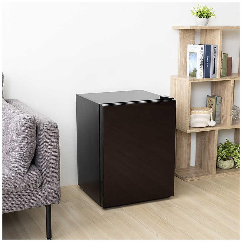 アビテラックス 冷蔵庫 1ドア 60L 右開き 直冷式 幅47cm ダーク