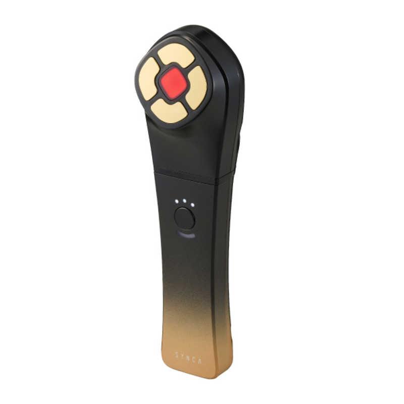SYNCA 3way美顔器 ［EMS美顔器 /国内専用］ ブラックゴールド SYB-F1