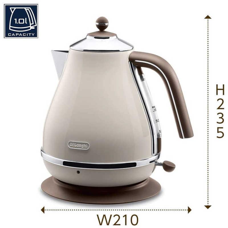 デロンギ（DeLonghi） 電気ケトル「アイコナ・ヴィンテージ