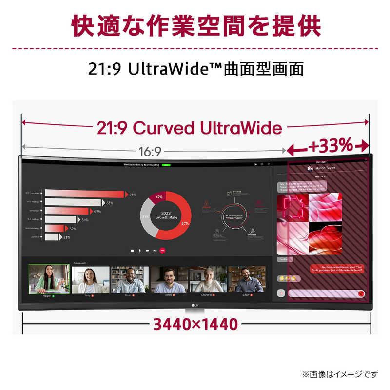 LG 曲面型ウルトラワイドモニター UltraWide Monitor ［34型 /UWQHD