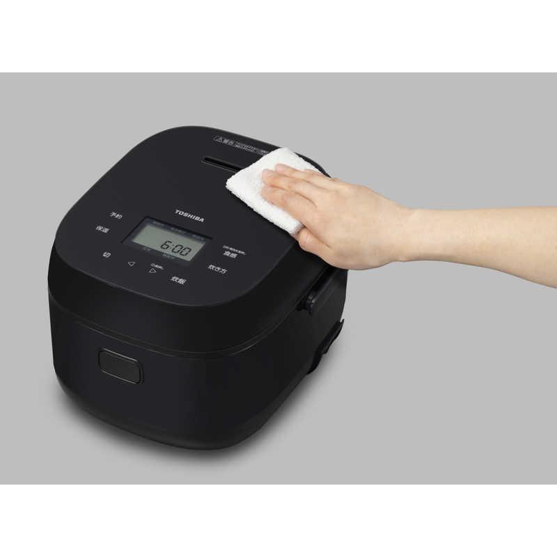 東芝 TOSHIBA 炊飯器 5.5合 IHジャー ガラスタッチパネル ブラック RC