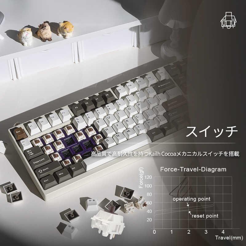 KIBU Wobkey Crush 80 Pro Black(有線・ワイヤレス/Bluetooth・USB