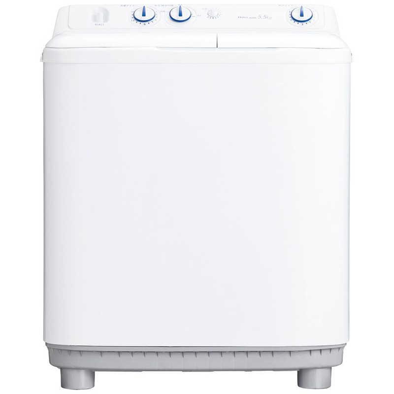 Haier（ハイアール） 二槽式洗濯機 洗濯5.5kg JW-W55G-W ホワイト