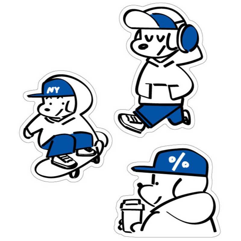 パイロット (限定)ステッカー3枚セット Skater JOHN STKSJ25 : コジマ