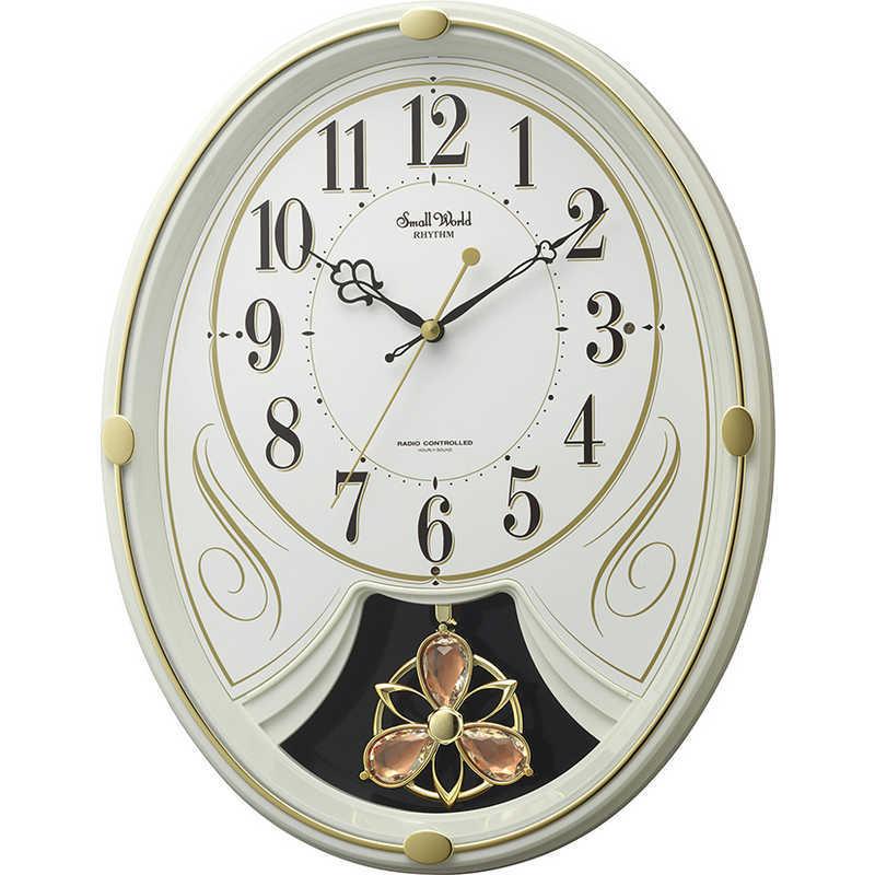 RHYTHM リズム アミューズメント電波時計 「スモールワールドリリィN