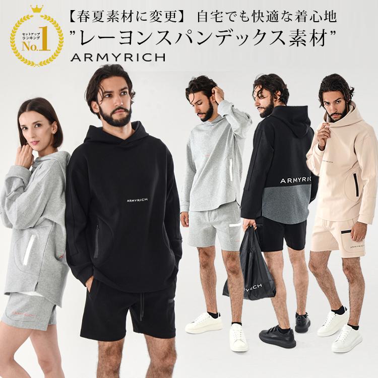 セットアップ メンズ ブランド パーカー ハーフパンツ 春夏 夏服 上下