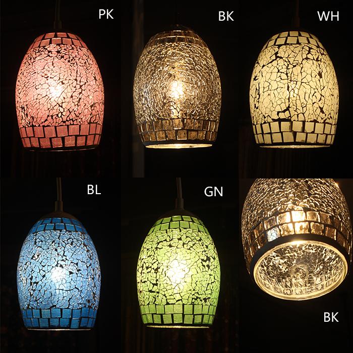 ライト ペンダントライト LED 照明 モザイクガラス カフェ風 おしゃれ