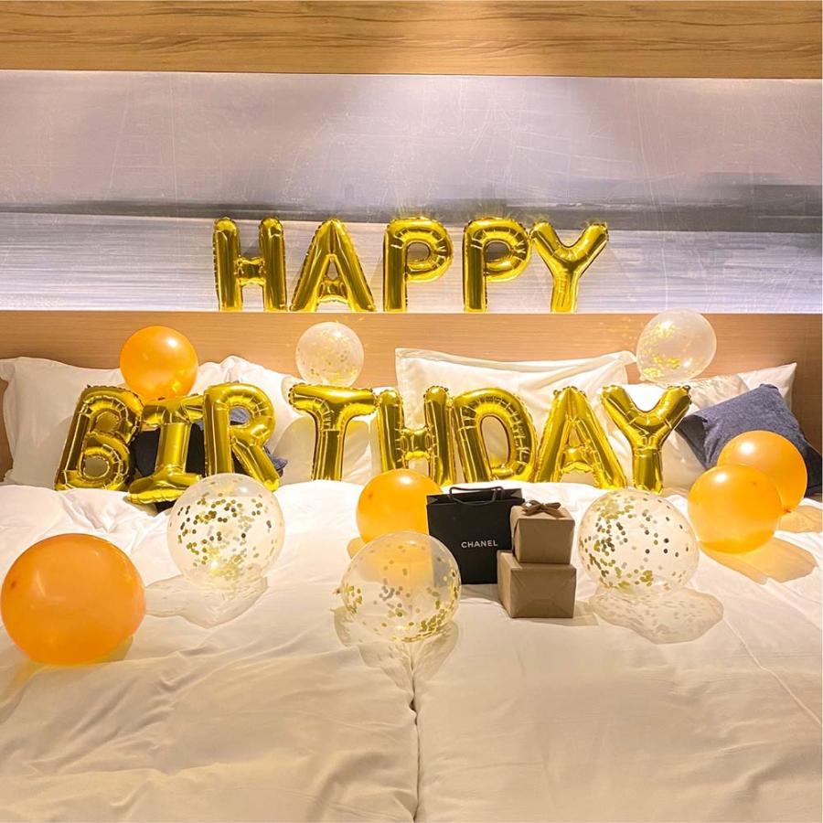 regalo 誕生日 バルーン 記念日 お祝い ホテル 風船 コンフェッティ 英