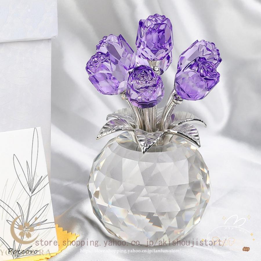 ラリツク ラリツク 紫色の動物彫刻ガラス花瓶 ラリックが見せる