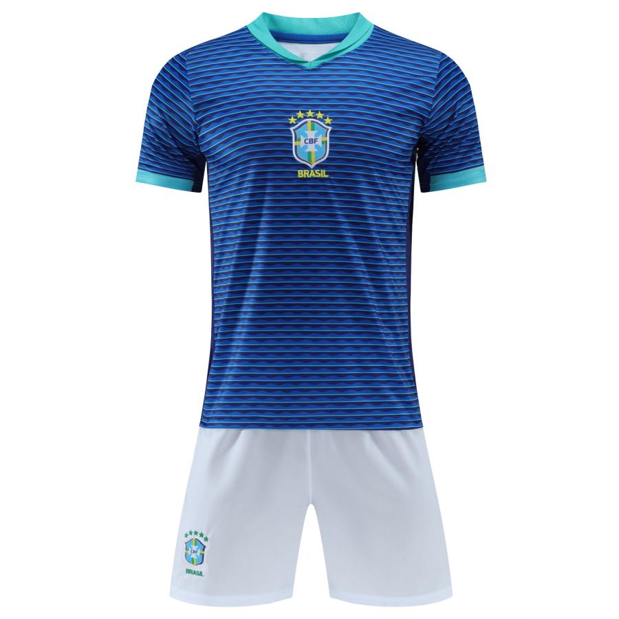 H74 ブラジル代表 サッカーユニフォーム2024-2026年シーズン アウェイ