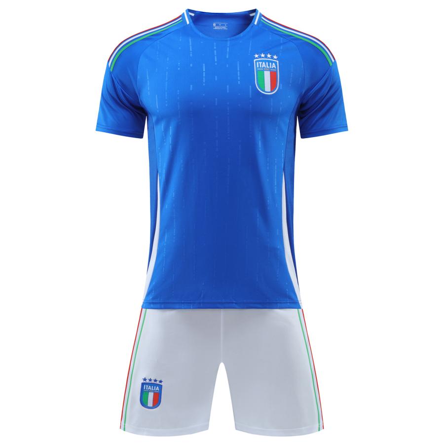 H79 イタリア代表サッカーユニフォーム 2024-2026年ホーム 大人用 子供