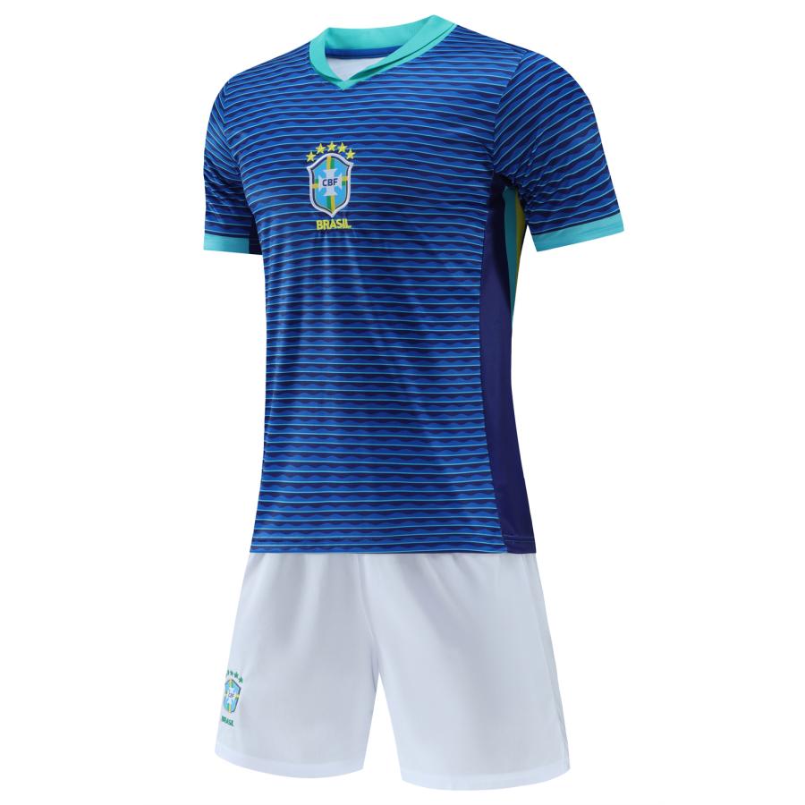 H74 ブラジル代表 サッカーユニフォーム2024-2026年シーズン アウェイ