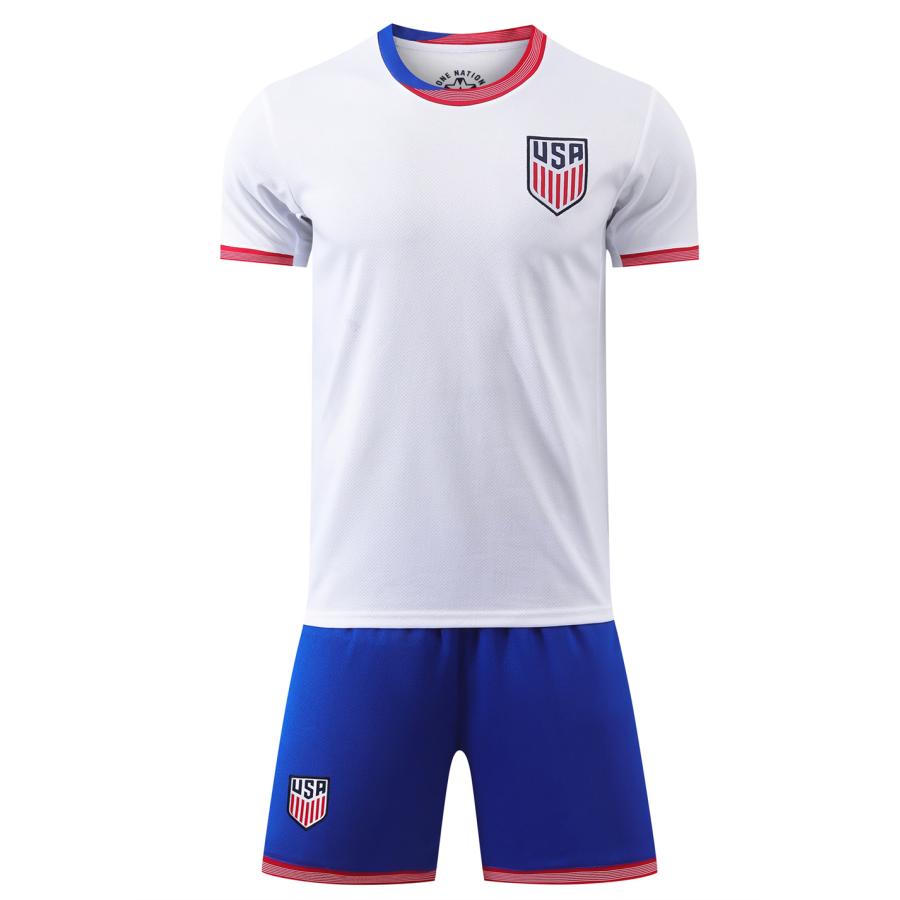 H85 アメリカ代表サッカーユニフォーム 2024-2026年ホーム 大人用 子供