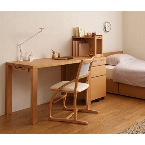 ボナシェルタ カリモク 基本3点セット (デスク ワゴン ブックスタンド