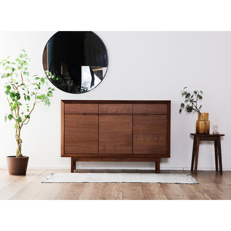 サイドボード オペラ2 128 ウォールナット オーク 日本製 リビング