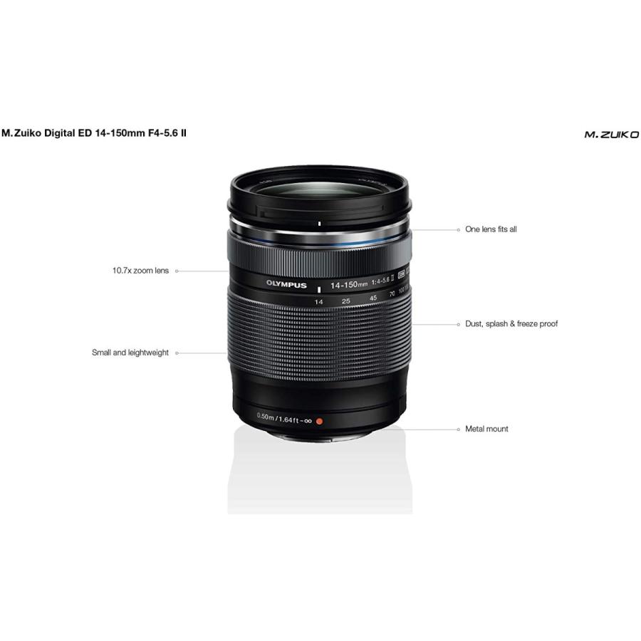 M.ZUIKO OLYMPUS DIGITAL ED 14-150mm F4.0-5.6 II ブラック