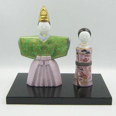 有田焼 勝山作 雛人形 お雛さま ひな人形 置物 昭和レトロ 陶器