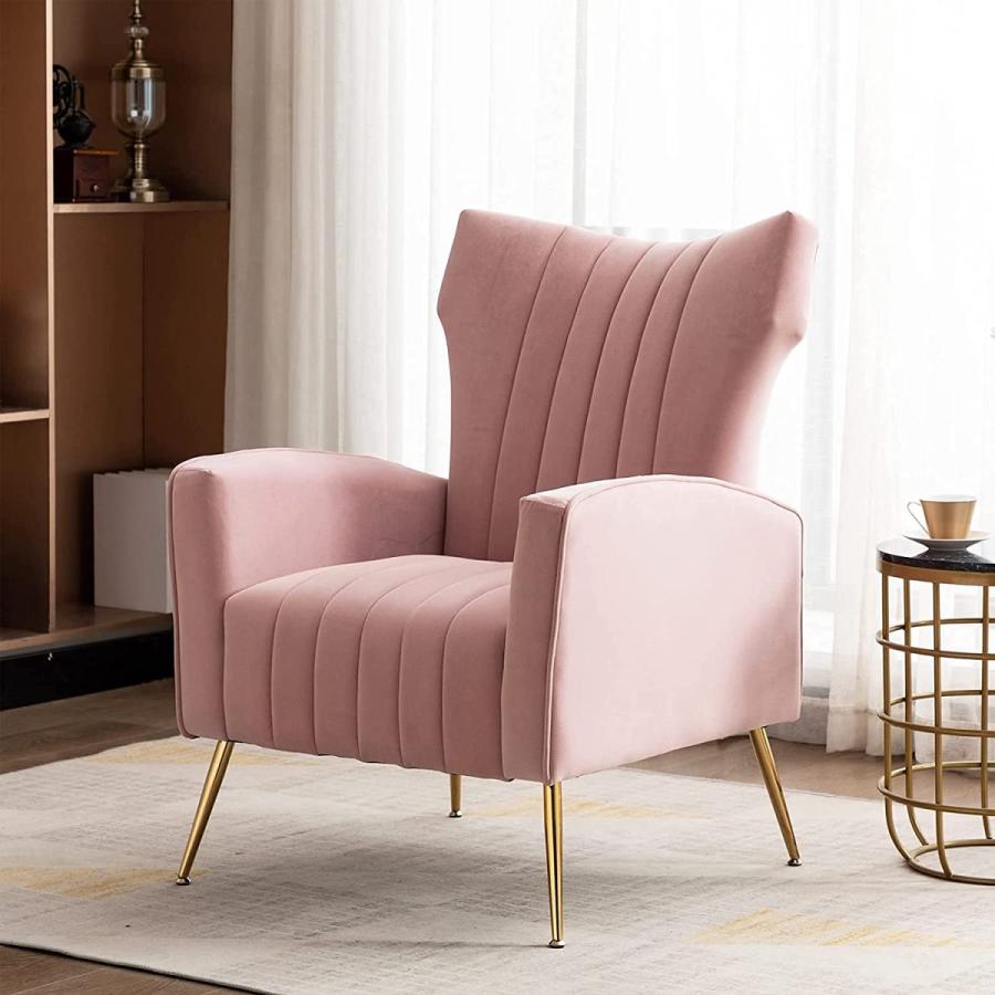 ソファー 1人掛け ハイバック ソファ ベルベット モダン カウチ