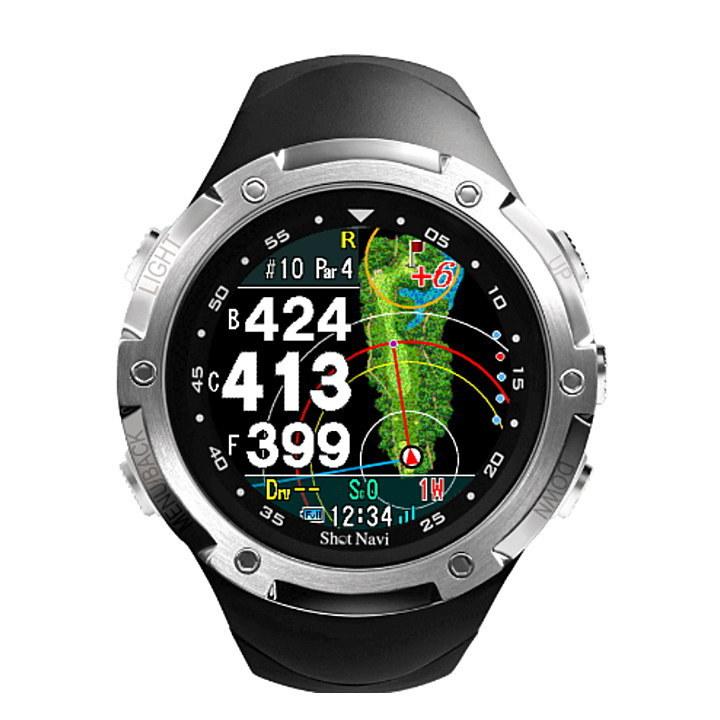 ShotNavi（ショットナビ） あすつく W1 Evolve ブラック ゴルフ専用GPS