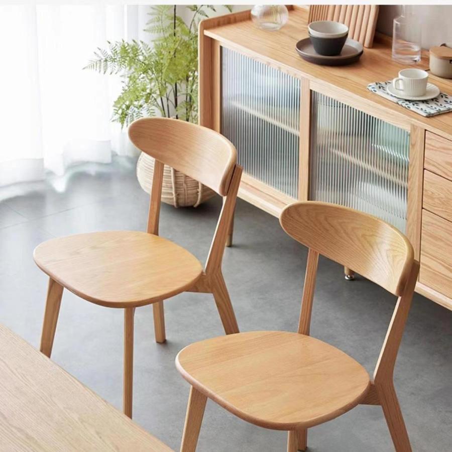 吉冨家具木製ダイニングチェア木製チェア 北米産天然木 100％無垢材