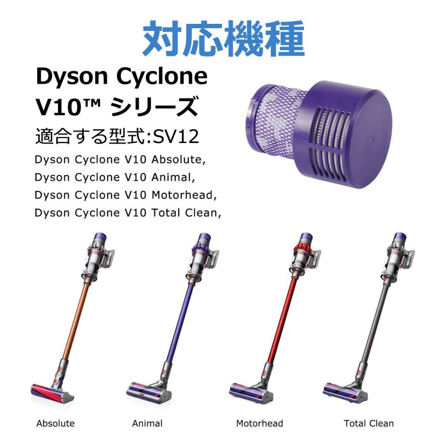 ダイソン 掃除機 フィルター V10 互換品 1個 SV12 dyson コードレス