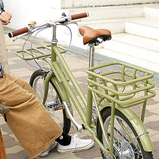 WACHSEN ROKEミニベロ 6段変速 20インチ 自転車 WBG-2002 カーゴバイク