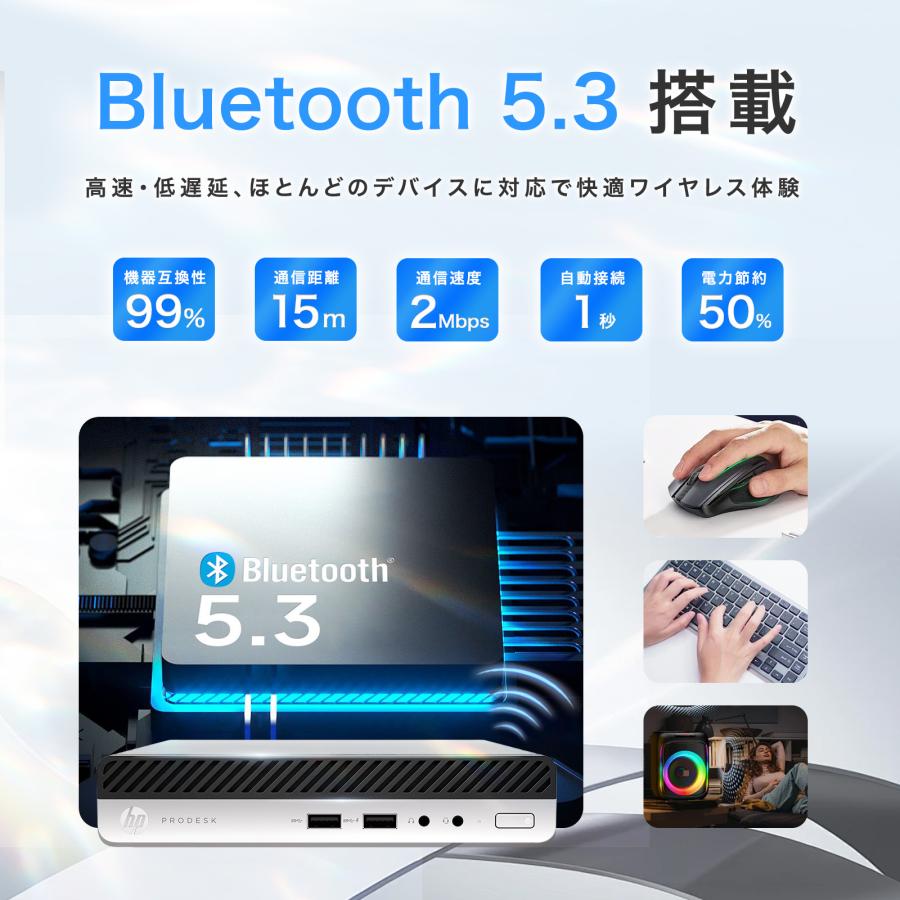 ProDesk 【中古PC】ミニPC HP Prodesk 400G4 DM 超小型 デスクトップ