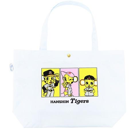 阪神タイガースグッズ トートバッグ マスコットプリント阪神球団公認