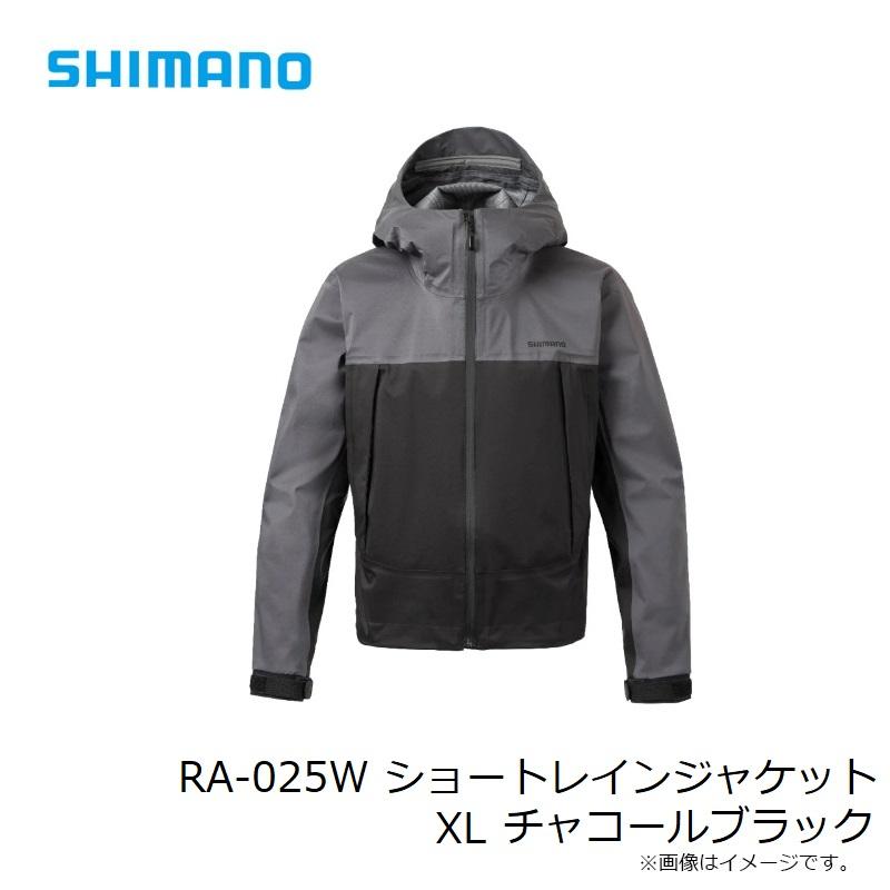 シマノ（SHIMANO） RA-025W ショートレインジャケット XL チャコール