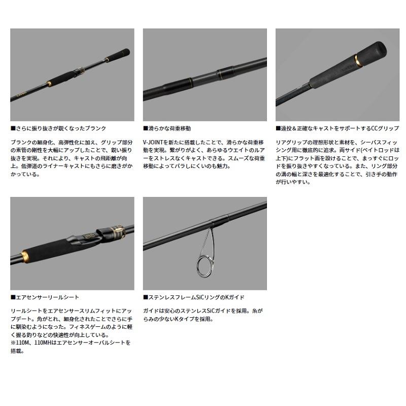 DAIWA（ダイワ） ラテオ 96M-4・K / シーバス スピニング ロッド 4