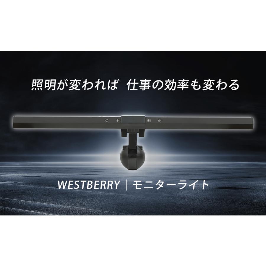 モニターライト デスクライト WESTBERRY 40cm USBライト ディスプレイ