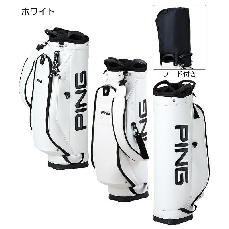PING（ピン） キャディバッグ ワンポケット ホワイト 9.0インチ 2.8kg