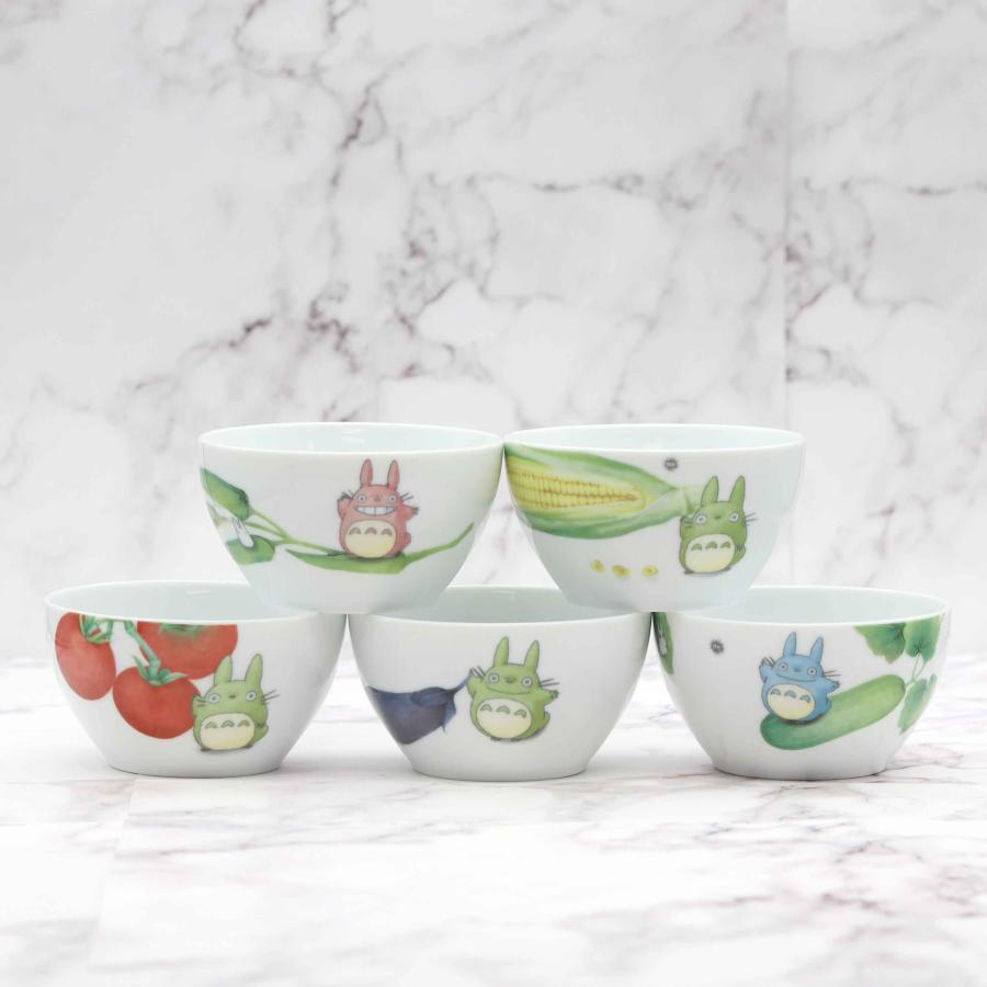 となりのトトロ 野菜シリーズ 11cmボウル 5個 絵変り 1704-15L/VF94579