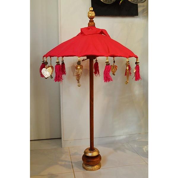 アジアン バリ 雑貨 ♪バリ島の傘オブジェ80cm 5色♪ インテリア