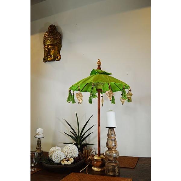 アジアン バリ 雑貨 ♪バリ島の傘オブジェ80cm 5色♪ インテリア