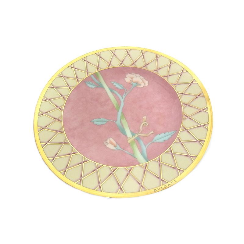 BVLGARI（ブルガリ） プレート Rosa Innamorata ローゼンタール 薔薇