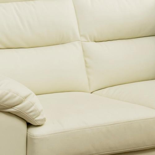 ヤマダオリジナル［3人掛］ソファ 「YS130012IV」幅209 合成皮革