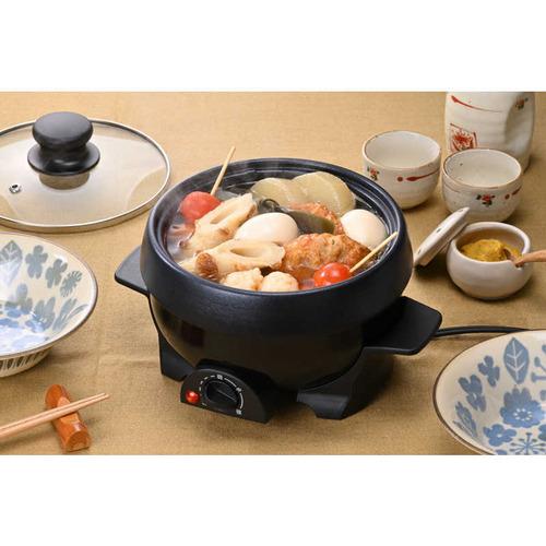 アビテラックス 電気グリル鍋 ブラック -K ［プレート2枚］ APN10G