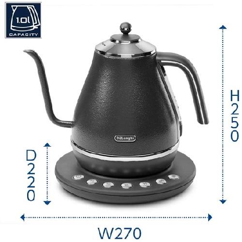 デロンギ（DeLonghi） KBOE1230JGY 温度調節電気ケトル アイコナ