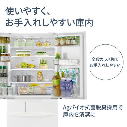パナソニック 冷蔵庫 451L 観音開き 6ドア 幅68.5cm フルオープン